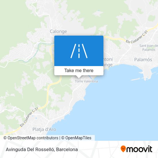 Avinguda Del Rosselló map