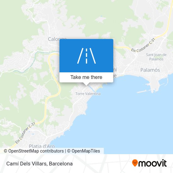 Camí Dels Villars map
