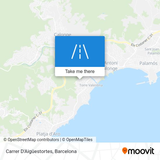 Carrer D'Aigüestortes map