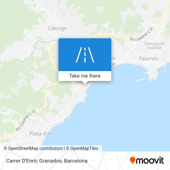 Carrer D'Enric Granados map
