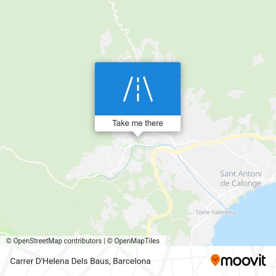 Carrer D'Helena Dels Baus map
