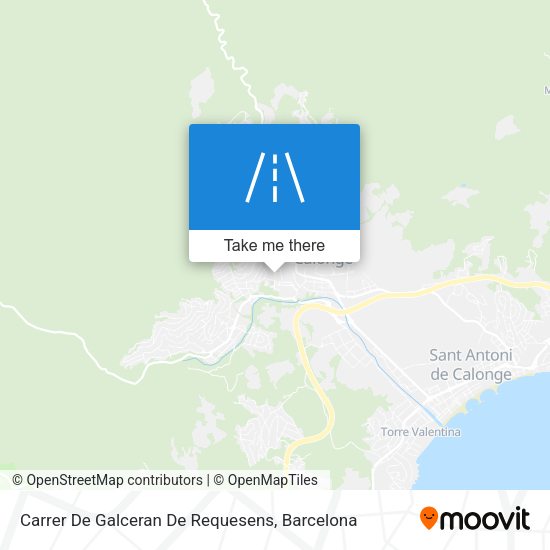 Carrer De Galceran De Requesens map