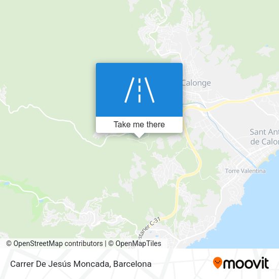 Carrer De Jesús Moncada map