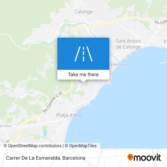 Carrer De La Esmeralda map