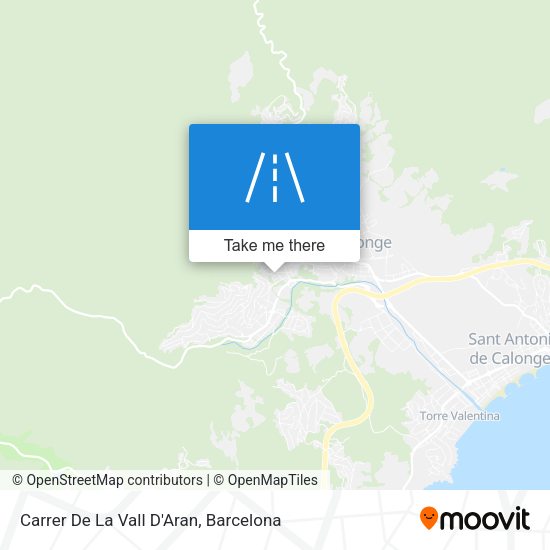Carrer De La Vall D'Aran map