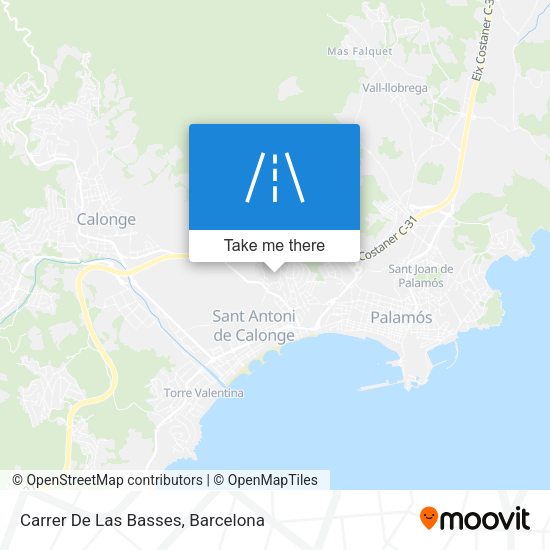 Carrer De Las Basses map