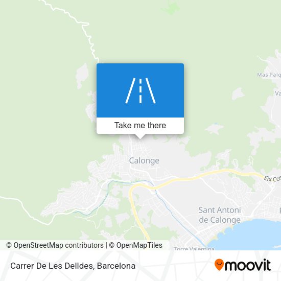 Carrer De Les Delldes map
