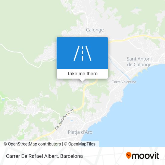 Carrer De Rafael Albert map