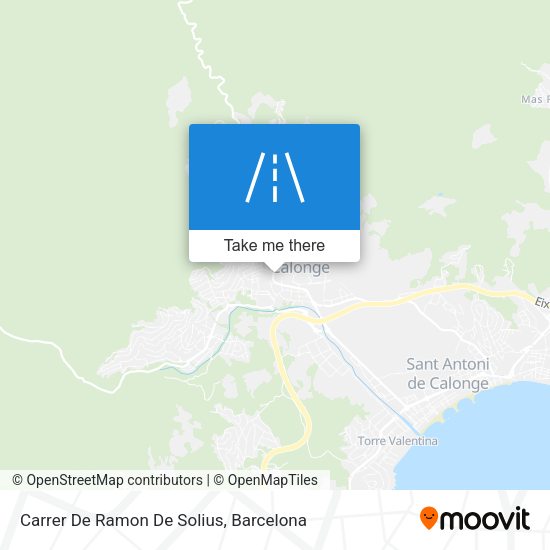 Carrer De Ramon De Solius map