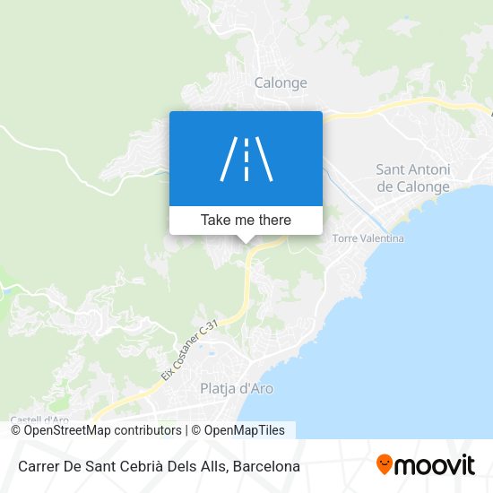 Carrer De Sant Cebrià Dels Alls map