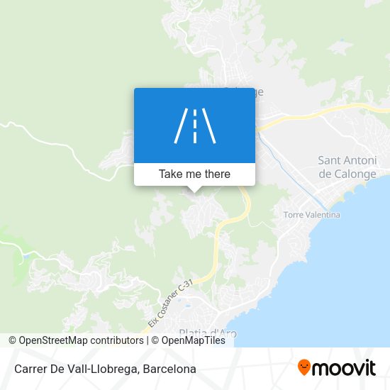 Carrer De Vall-Llobrega map