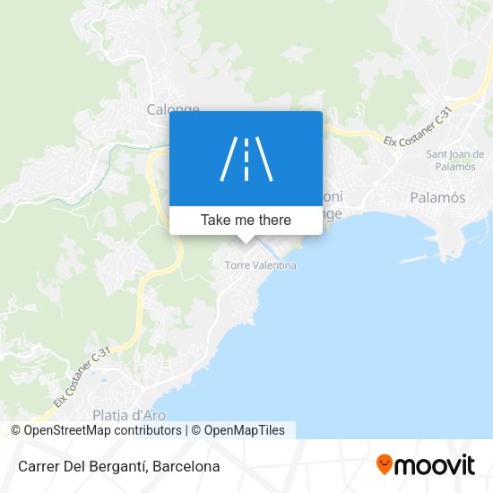Carrer Del Bergantí map