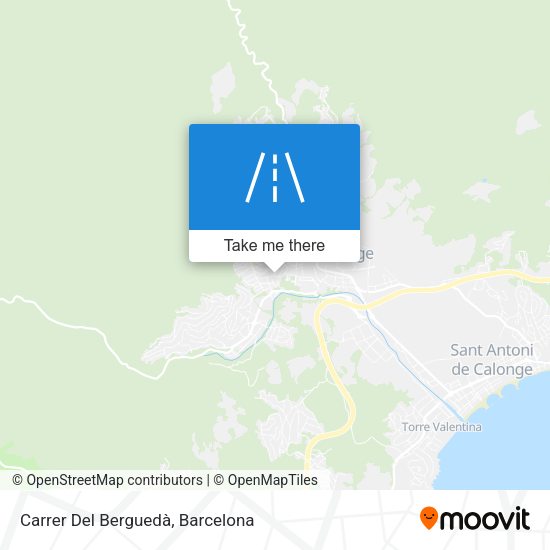 Carrer Del Berguedà map