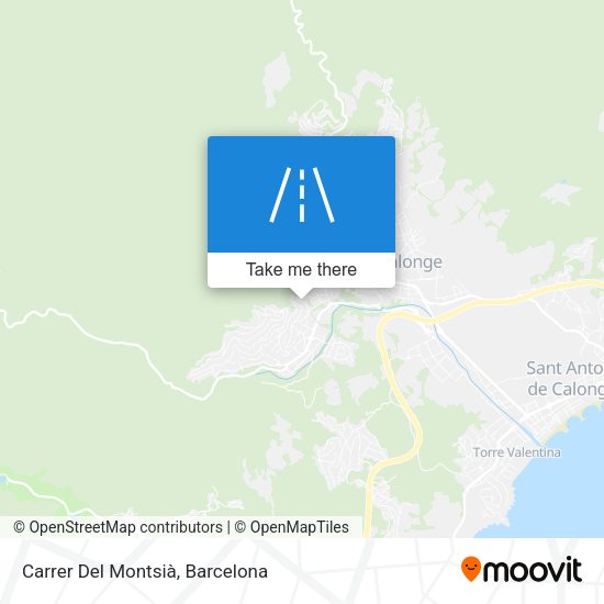 Carrer Del Montsià map