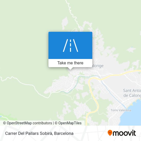 Carrer Del Pallars Sobirà map