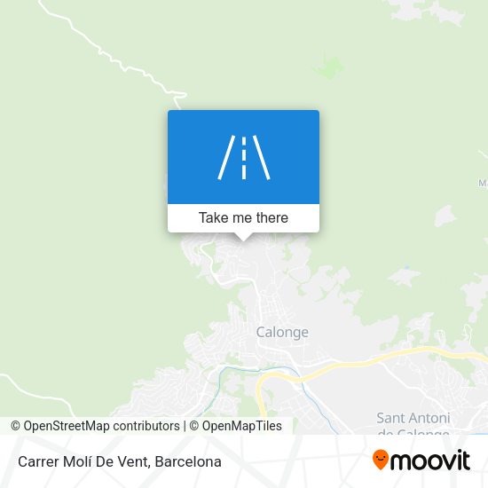 Carrer Molí De Vent map