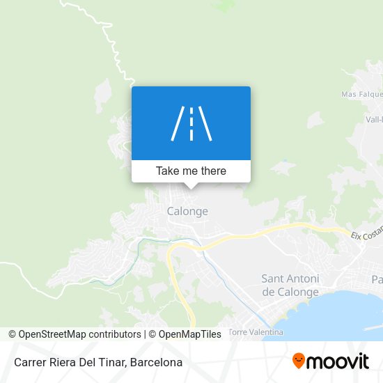 Carrer Riera Del Tinar map