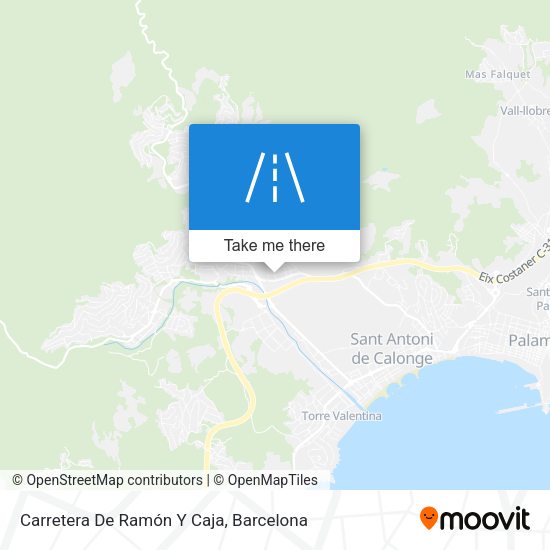 Carretera De Ramón Y Caja map