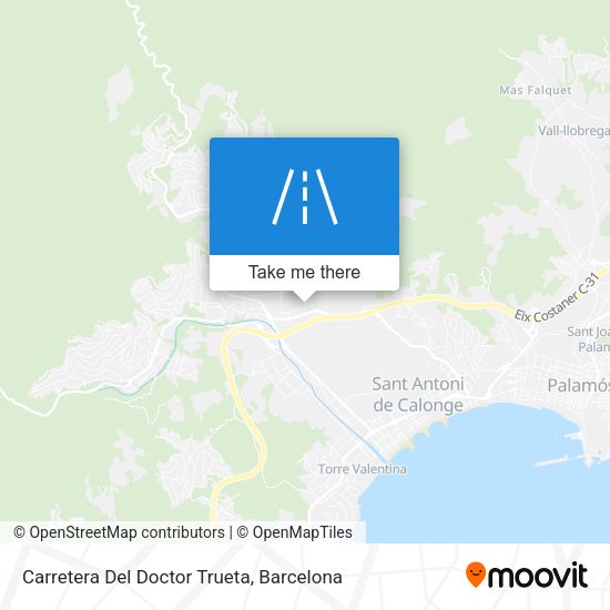 Carretera Del Doctor Trueta map