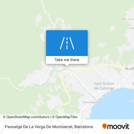 Passatge De La Verge De Montserrat map