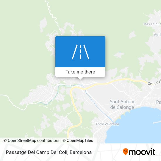 Passatge Del Camp Del Coll map