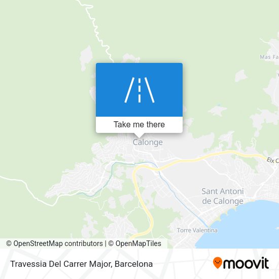 Travessia Del Carrer Major map