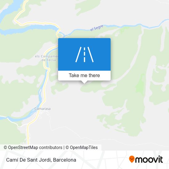 Camí De Sant Jordi map