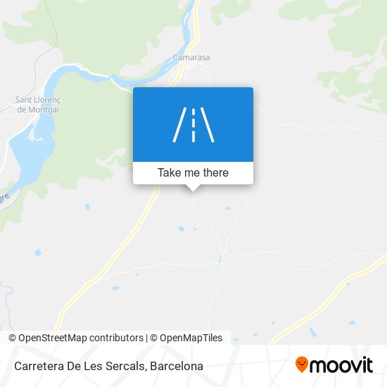 Carretera De Les Sercals map