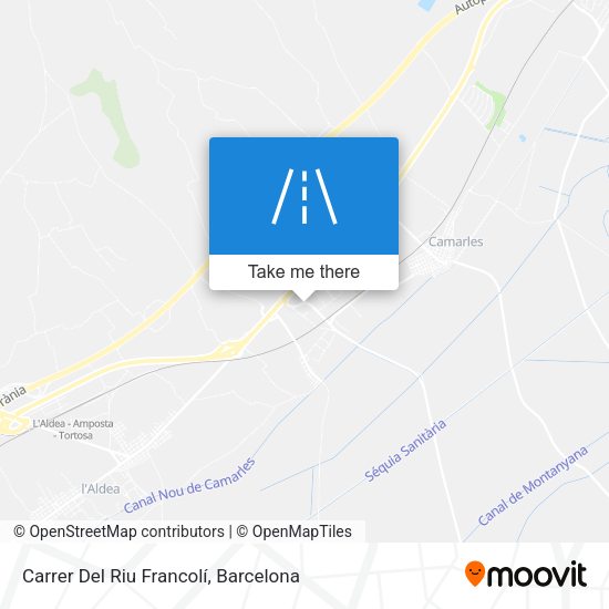 Carrer Del Riu Francolí map