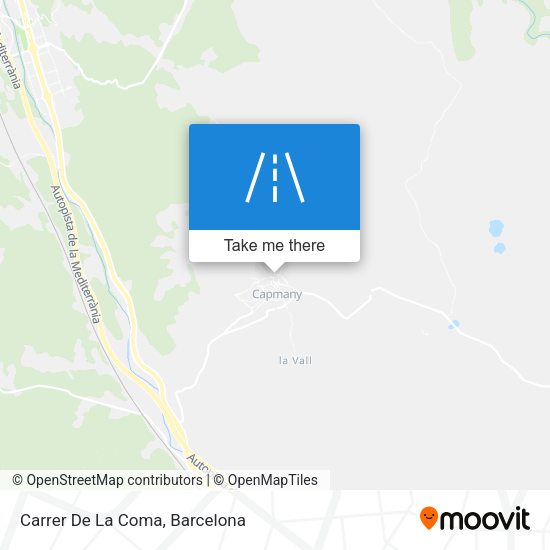 Carrer De La Coma map