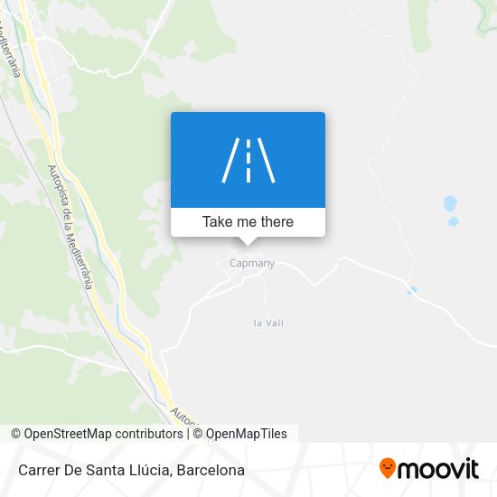 Carrer De Santa Llúcia map