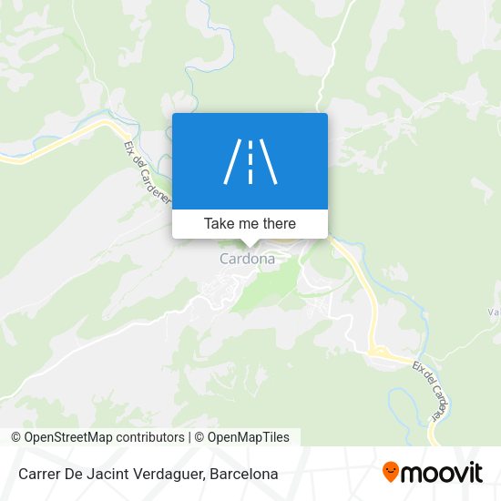 Carrer De Jacint Verdaguer map
