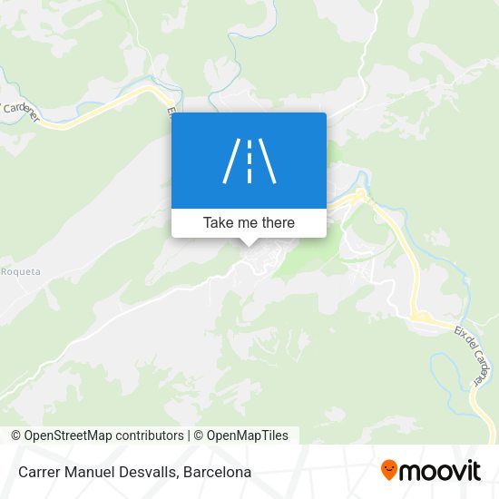 Carrer Manuel Desvalls map