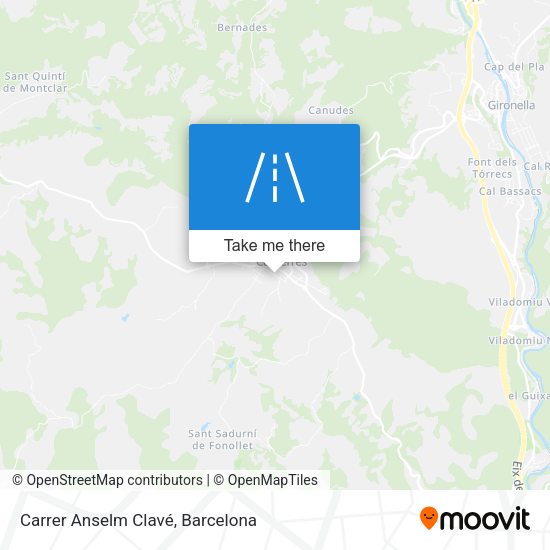 Carrer Anselm Clavé map