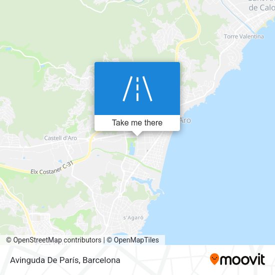 Avinguda De París map