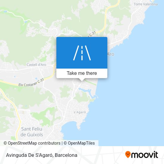 Avinguda De S'Agaró map