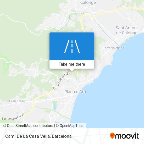Camí De La Casa Vella map