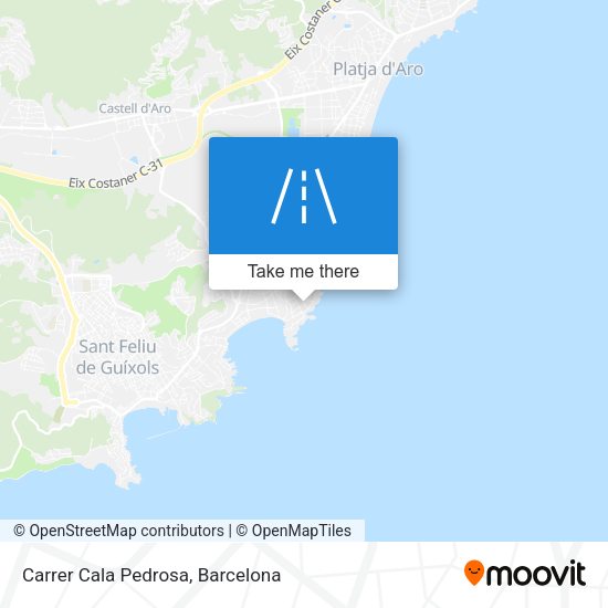 Carrer Cala Pedrosa map