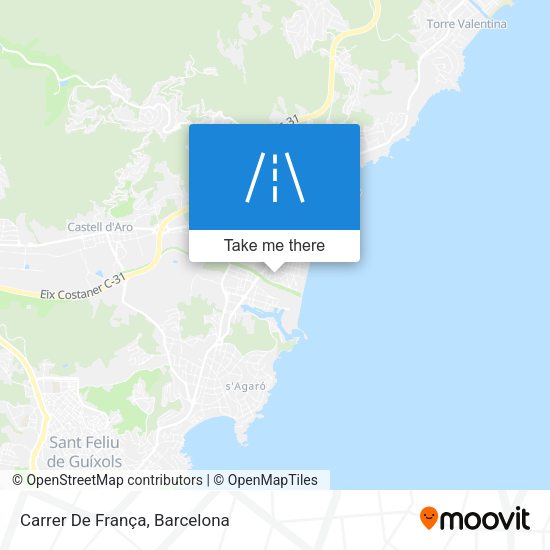 Carrer De França map