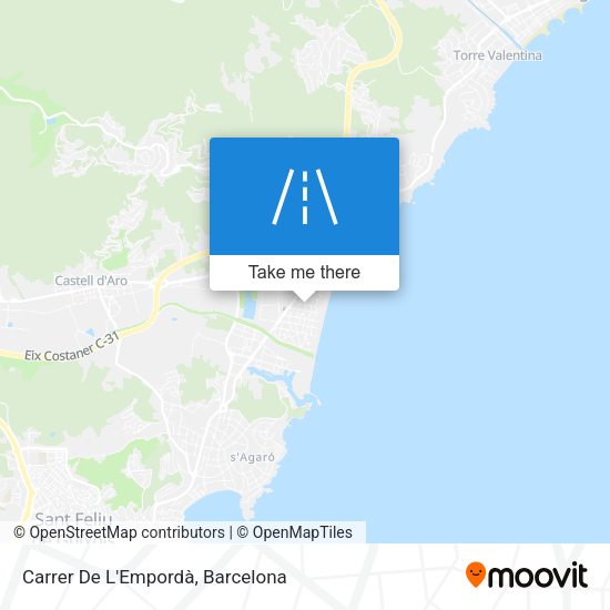 Carrer De L'Empordà map