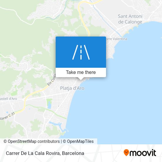 Carrer De La Cala Rovira map
