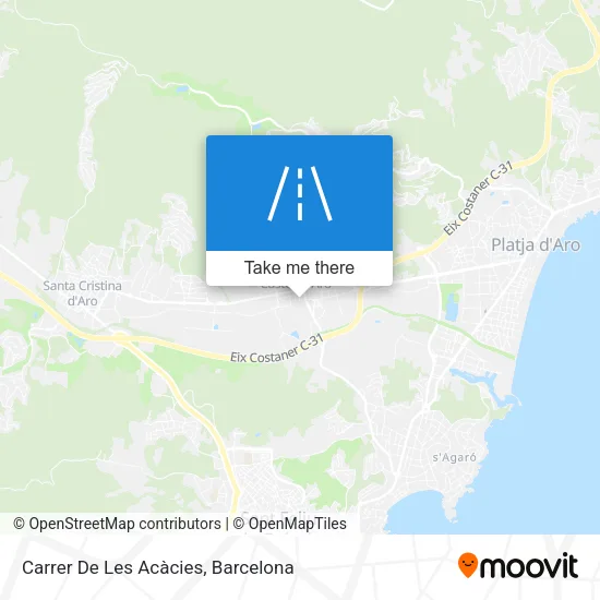 mapa Carrer De Les Acàcies