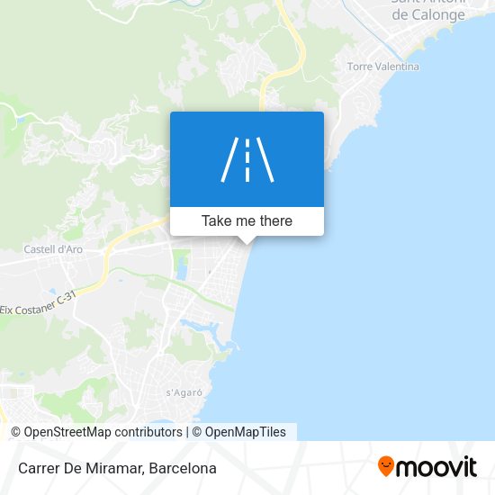 Carrer De Miramar map
