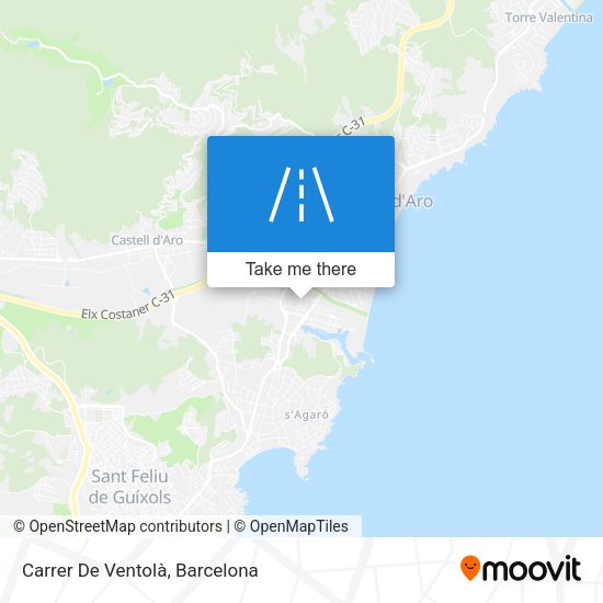 Carrer De Ventolà map