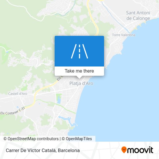Carrer De Víctor Català map