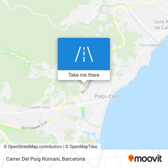 Carrer Del Puig Romani map