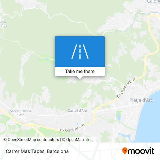 Carrer Mas Tapes map
