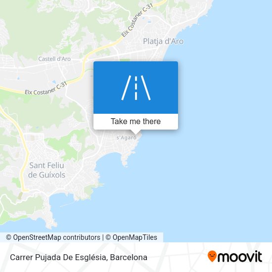 Carrer Pujada De Església map
