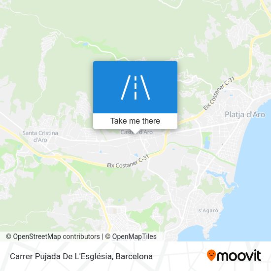 Carrer Pujada De L'Església map