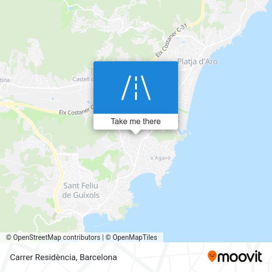 Carrer Residència map